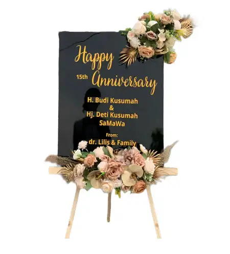 Papan Bunga Akrilik Bulak